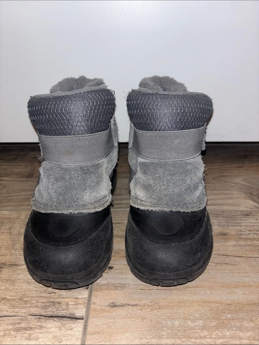 North Face Alpenglow II Waterproof Winter Snow Boots Unisex Toddler Size 9 Gray